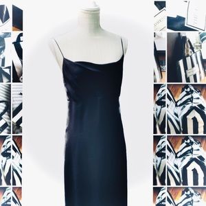 SOLD✨BROOKS BROTHERS | 4 | Black Silk Spandex Nylon LBD Sleeveless Stretch Dress